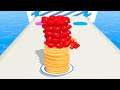 Pancake Run Gameplay All Levels iOS,Android Mobile Game #Shorts