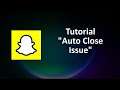 How To Fix Snapchat App Auto Close (Automatically Close) Issue Android & Ios