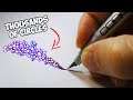 I Spent 3 Days Drawing THOUSANDS Of Tiny Circles... EPIC RESULT! (Drawing + Creepypasta Story)