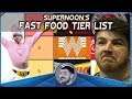 Sajam vs. Supernoon's Fast Food Tier List