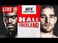 🔴 UFC VEGAS 33 Live Stream - HALL vs STRICKLAND Watch Along Reactions