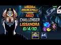 Challenger Lissandra Mid vs LeBlanc - 챌린저 미드 리산드라 부서진 여왕의 왕관 콩콩이 - LOL KR 11.23