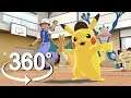 Detective Pikachu Dance - 360° Video! - (The First 3D VR Experience!)