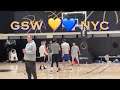 📺 Early look from Warriors practice in NYC: Kuminga x Chiozza, Jordan Poole, day b4 Brooklyn Nets
