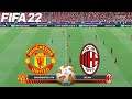 FIFA 22 | Manchester United vs AC Milan - UEL UEFA Europa League - Full Gameplay