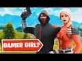 Getting Carried By A GAMER GIRL In Fortnite...