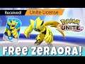 How to Get Zeraora FREE in Pokemon Unite! Limited Time Early Launch Bonus For Switch and Mobile Too!
