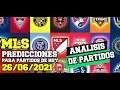 MLS Pronósticos para partidos de hoy Sábado 26/06/2021 - Descarga mi PDF