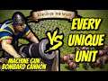 50x FASTER FIRING BOMBARD CANNON vs EVERY UNIQUE UNIT | AoE II: Definitive Edition