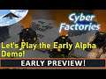 Cyber Factories Early Preview [ Cyberpunk Factory Base Builder ]
