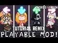 EACH NOTES TURN INTO DIFFERENT CHARACTERS! FRIDAY NIGHT FUNKIN TUTORIAL REMIX ANDROID -FNF BLANTADOS