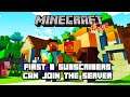 Minecraft LIVE | JOIN SUBSCRIBERS #1
