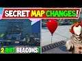 *NEW* FORTNITE SECRET MAP CHANGES "Fortnite X IT" + "2 NEW RIFT BEACONS!"