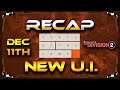 The Division 2 State Of The Game Recap | Free Apparel Event Keys | New UI Coming | Bug Fixes | Stuff