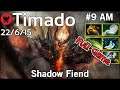 Timado [EGO] plays Shadow Fiend!!! Dota 2 Full Game 7.22