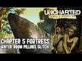 Uncharted Drake's Fortune | Chapter 5 Fortress "Water Room pillars" Glitch Crushing difficulty cheat