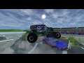 BeamNG Monster Jam Freestyle: Grave Digger on MTF Fairgrounds