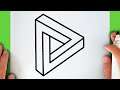HOW TO DRAW THE IMPOSSIBLE TRIANGLE