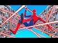 Playing Fortnite as SPIDERMAN! (Impossible Deathrun)