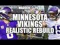 Rebuilding The Minnesota Vikings - Madden 19 Connected Franchise Realistic Rebuild
