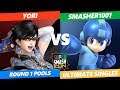 SSC 2019 SSBU -  Yori (Bayonetta) VS TM06 Smasher1001 (Mega Man) Smash Ultimate Round 1 Pools