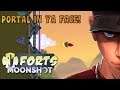 Forts - Moonshot Mission 4 - NO OBSTACLE! Portals in use! | Let's Play Forts - Moonshot Gameplay
