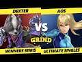 The Grind 151 Winners Semis - Dexter (Wolf) Vs AoS (ZSS) Smash Ultimate SSBU