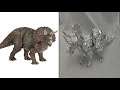 Triceratops - Aluminum Foil Sculpture