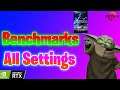 Benchmaks Battlefront 2 Deferent Settings / 1080p / It's Free on Epic Games