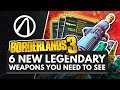 BORDERLANDS 3 | 6 NEW LEGENDARY WEAPONS YOU NEED TO SEE!