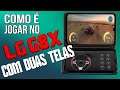 COMO È JOGAR EM UM CELULAR COM DUAS TELAS ?? LG G8X !!!