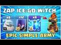 EASIEST NEW TH12 Attack Strategy for 3 Star | Th12 Mass Witch Attack |Zap Witch Th12 Attack Strategy