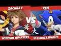 Kagaribi 5 Winners Quarters - Zackray (Sora) Vs. KENkenpa (Sonic) SSBU Smash Ultimate