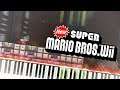New Super Mario Bros. Wii - Castle Theme Piano Tutorial Synthesia
