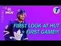 FIRST LOOK AT HUT + FIRST GAME!!! (NHL 20)