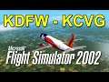 Flight Simulator 2002 | Dallas (KDFW) to Cincinnati (KCVG) || Southwest 737 || Flight Sim Quick Fix
