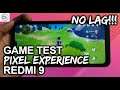 Game Test Custom Rom PIXEL EXPERIENCE PLUS Redmi 9 | Genshin Impact , PUBG Mobile & Mobile Legend