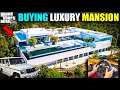 GTA 5 : Michael President Buying New Luxury Mansion Billion Dollars Gameplay With Logitech G29