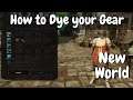 How to Dye your Gear | New World