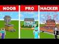 Minecraft NOOB vs PRO vs HACKER : Mob Proof House in minecraft / Animation