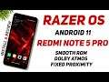 MIUI Razer OS Android 11 For Redmi Note 5 Pro | Fixed Proximity Sensor, Dolby Atmos, Smooth Rom