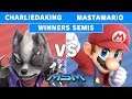 MSM 199 - Charliedaking (Wolf) Vs POW | Mastamario (Mario) Winners Semi - Smash Ultimate