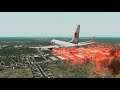 Plane Crash in Jakarta LionAir 737-800 [Engine Fire]