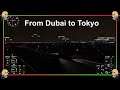 Relaxing flight from Dubai | Flight simulator