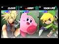 Super Smash Bros Ultimate Amiibo Fights – 11pm Finals Cloud vs Kirby vs Toon Link