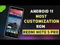 Android 11 Most Customization Rom For Redmi Note 5 Pro | crDroid 7.0 Official Rom | Install & Review
