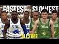 Fastest vs Slowest Players Of All Time In NBA 2K20!