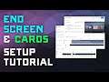 How to Setup Youtube Video - End Screen & Cards - Video Publishing