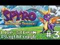 Spyro Reignited Trilogy (Ripto's Rage Pt. 1) - Live Stream Playthrough #3