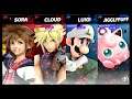 Super Smash Bros Ultimate Amiibo Fights – Sora & Co #270 Sora & Cloud vs Fire Luigi & Nurse Puff